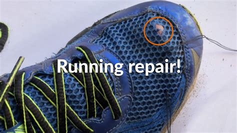 repair toe holes running shoes.